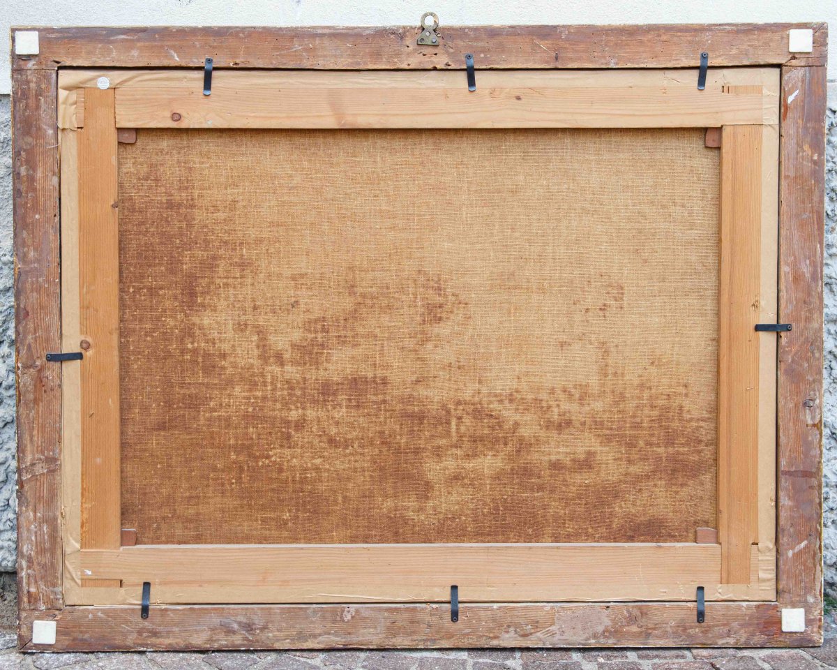 Antonio Travi detto il Sestri, Paesaggio con rovine, contadini e pastori-photo-2