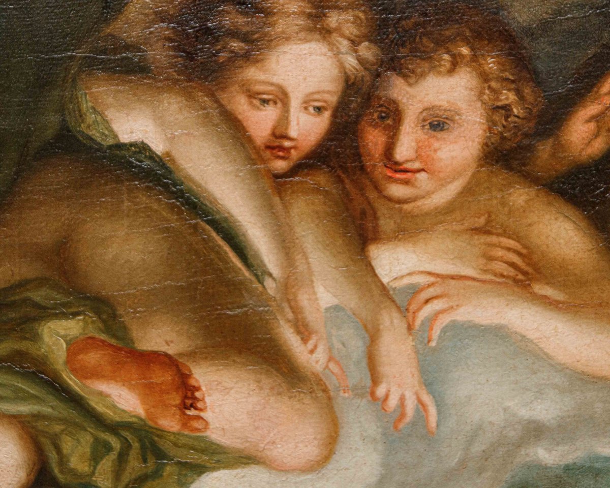 Seguace di Antonio Allegri detto il Correggio (1489  - 1534), Adorazione dei pastori-photo-4