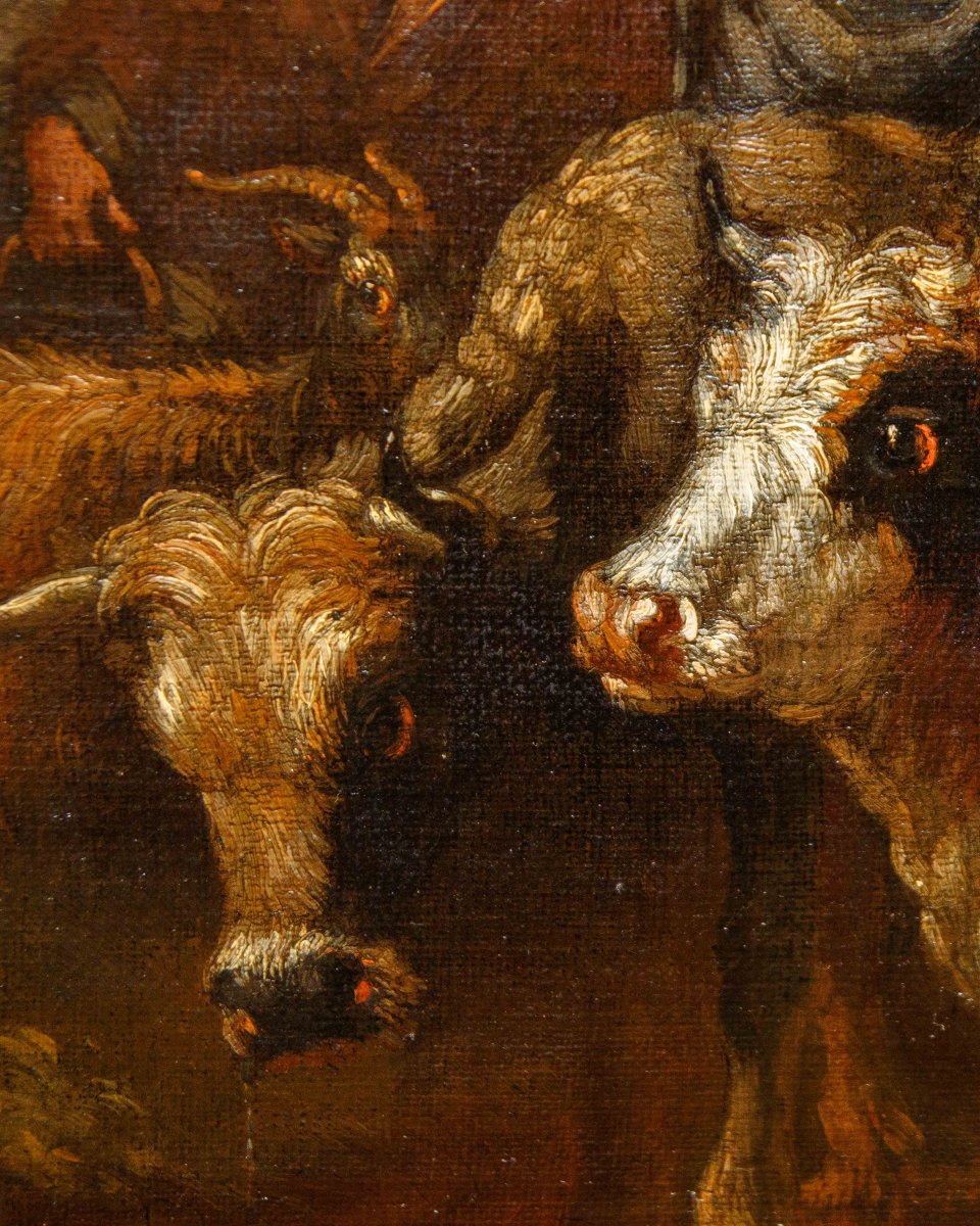 Francesco Londonio (Milano, 1723 -1783), Paesaggi con pastori e armenti-photo-6