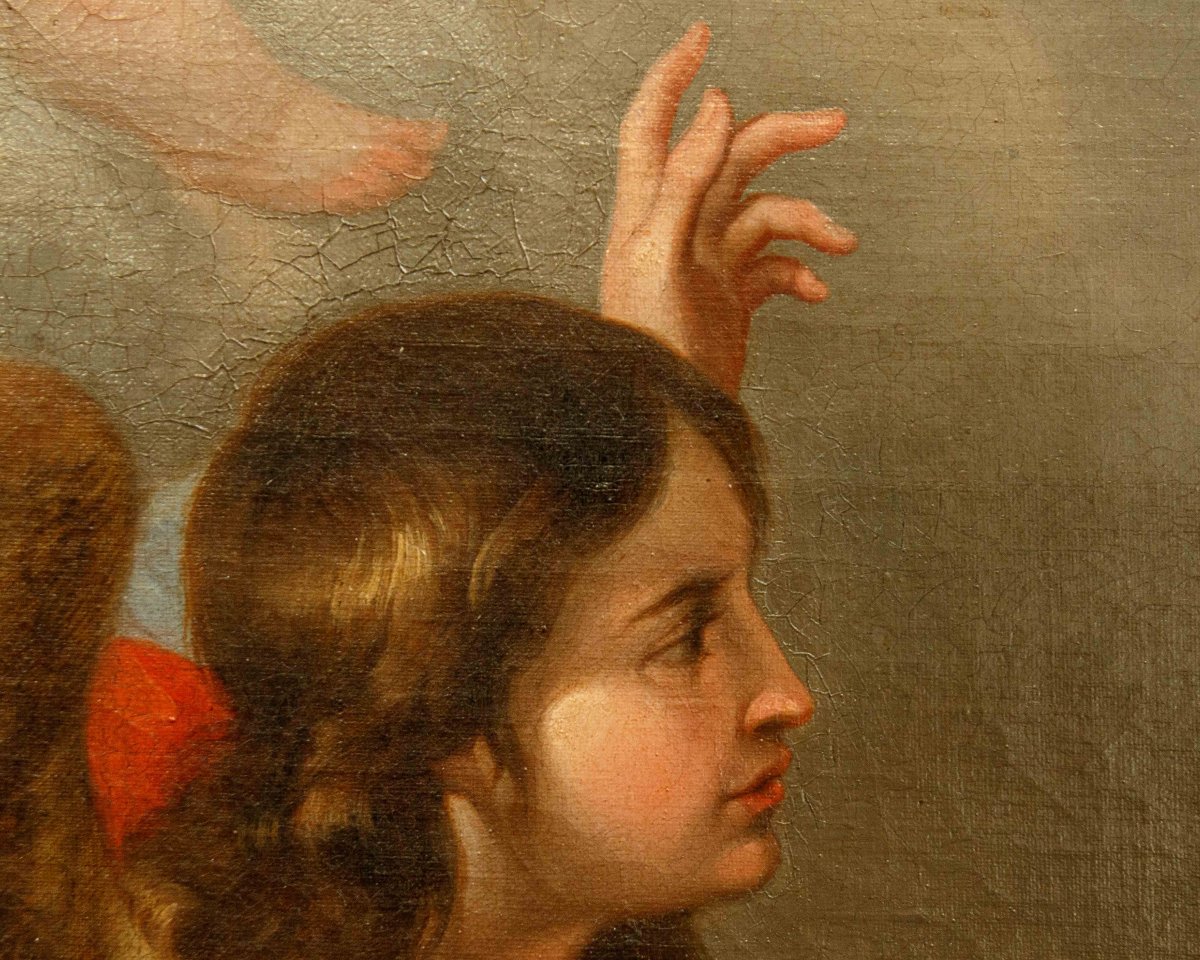 Bottega di Bartolomé Esteban Murillo (Siviglia, 1617 - 1682), Annunciazione-photo-2