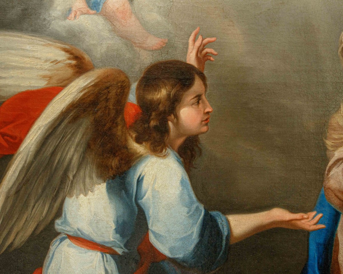 Bottega di Bartolomé Esteban Murillo (Siviglia, 1617 - 1682), Annunciazione-photo-6
