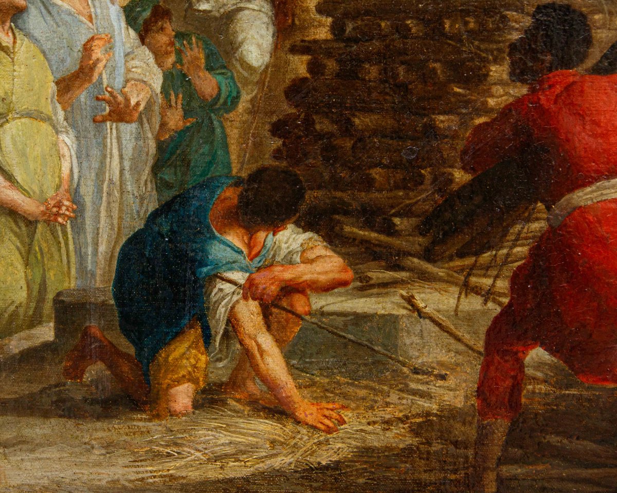 Bottega di Giacinto Diano, (Pozzuoli, 1731 - Napoli, 1803), Clorinda salva Olindo e Sofronia-photo-5