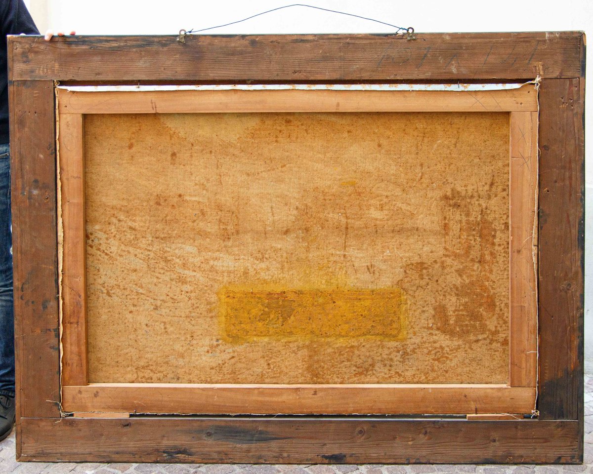 Enrico Sottili (Reggio Emilia, 1890 - Sala Comacina (CO), 1977), Vista sulla valle-photo-3