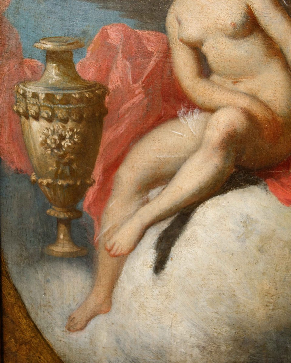 Artista neoclassico, XVIII secolo, Ebe e Giove-photo-2