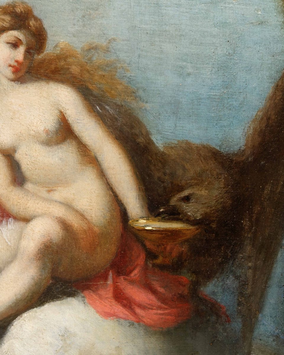 Artista neoclassico, XVIII secolo, Ebe e Giove-photo-4