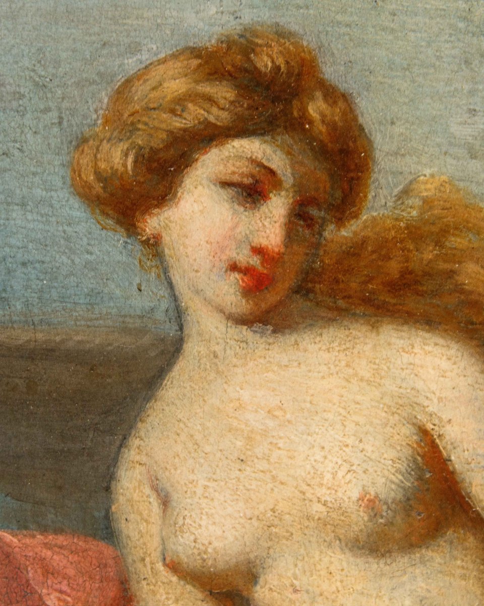 Artista neoclassico, XVIII secolo, Ebe e Giove-photo-5