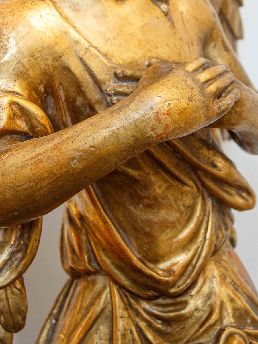 XVII secolo, Coppia di angeli inginocchiati-photo-8