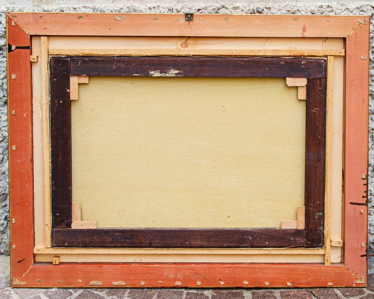 Leonardo Roda (Racconigi, 1878 – Torino, 1933), Paesaggio montano-photo-2