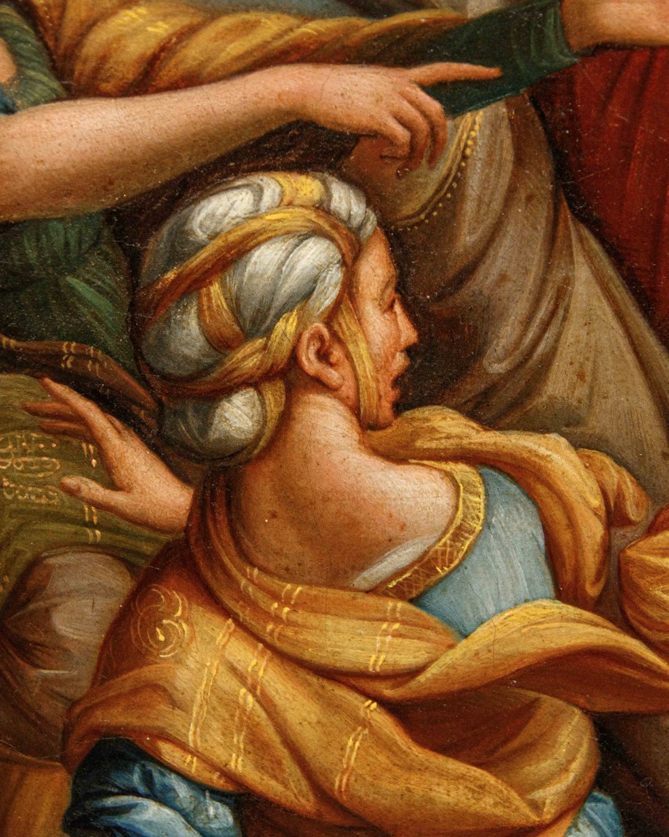 XVII secolo, da Raffaello Sanzio, La Cacciata di Eliodoro dal Tempio-photo-5