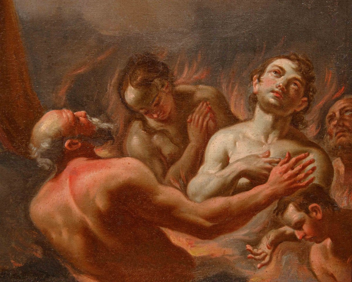 Giacinto Diano (attr.),  Santo Vescovo in adorazione del Santissimo Sacramento-photo-3