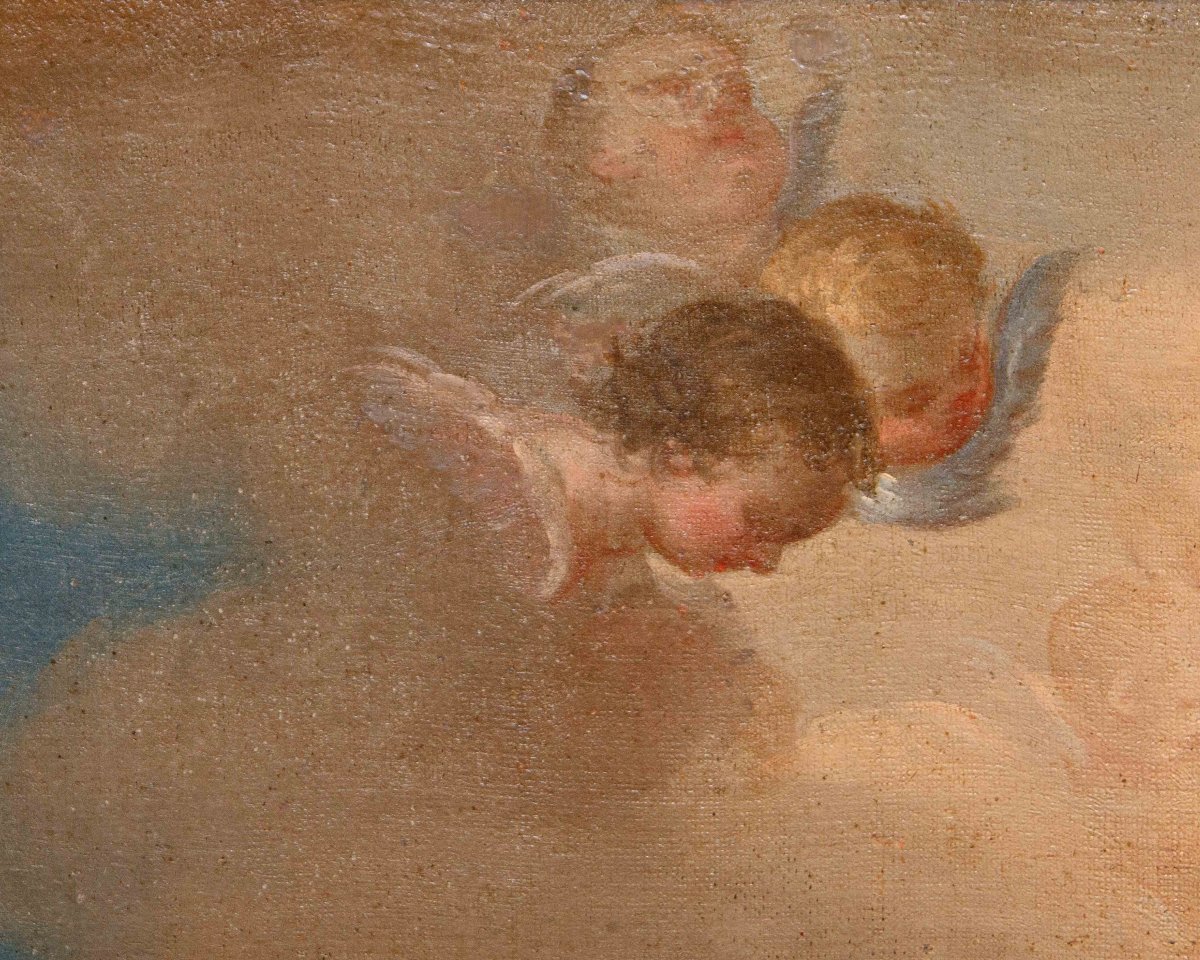 Giacinto Diano (attr.),  Santo Vescovo in adorazione del Santissimo Sacramento-photo-7