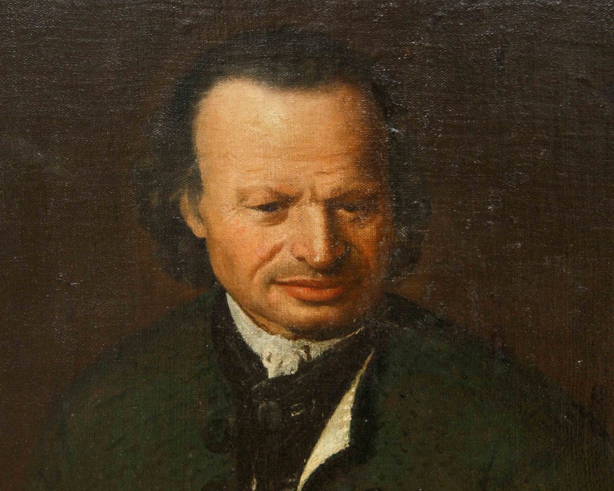 XVIII secolo, Scuola bergamasca  Ritratto di Giuseppe Masalia fabbricatore d’organi-photo-2