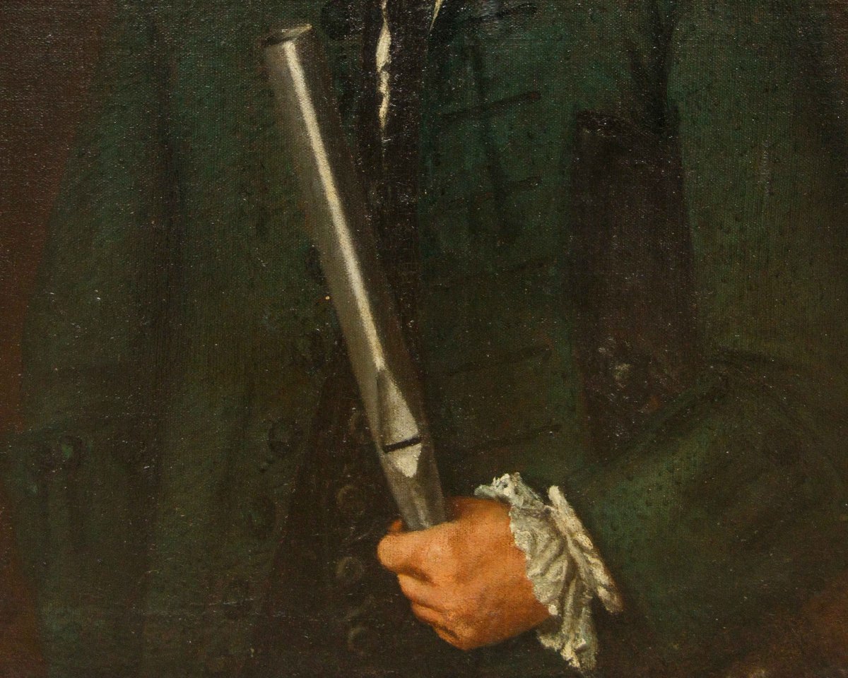 XVIII secolo, Scuola bergamasca  Ritratto di Giuseppe Masalia fabbricatore d’organi-photo-4