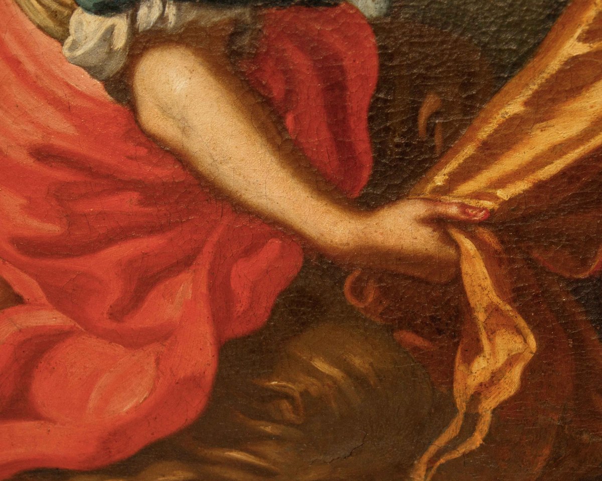 Bottega di Francesco Solimena, Betsabea al bagno-photo-3