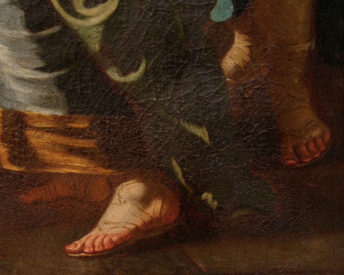 Bottega di Francesco Solimena, Betsabea al bagno-photo-5