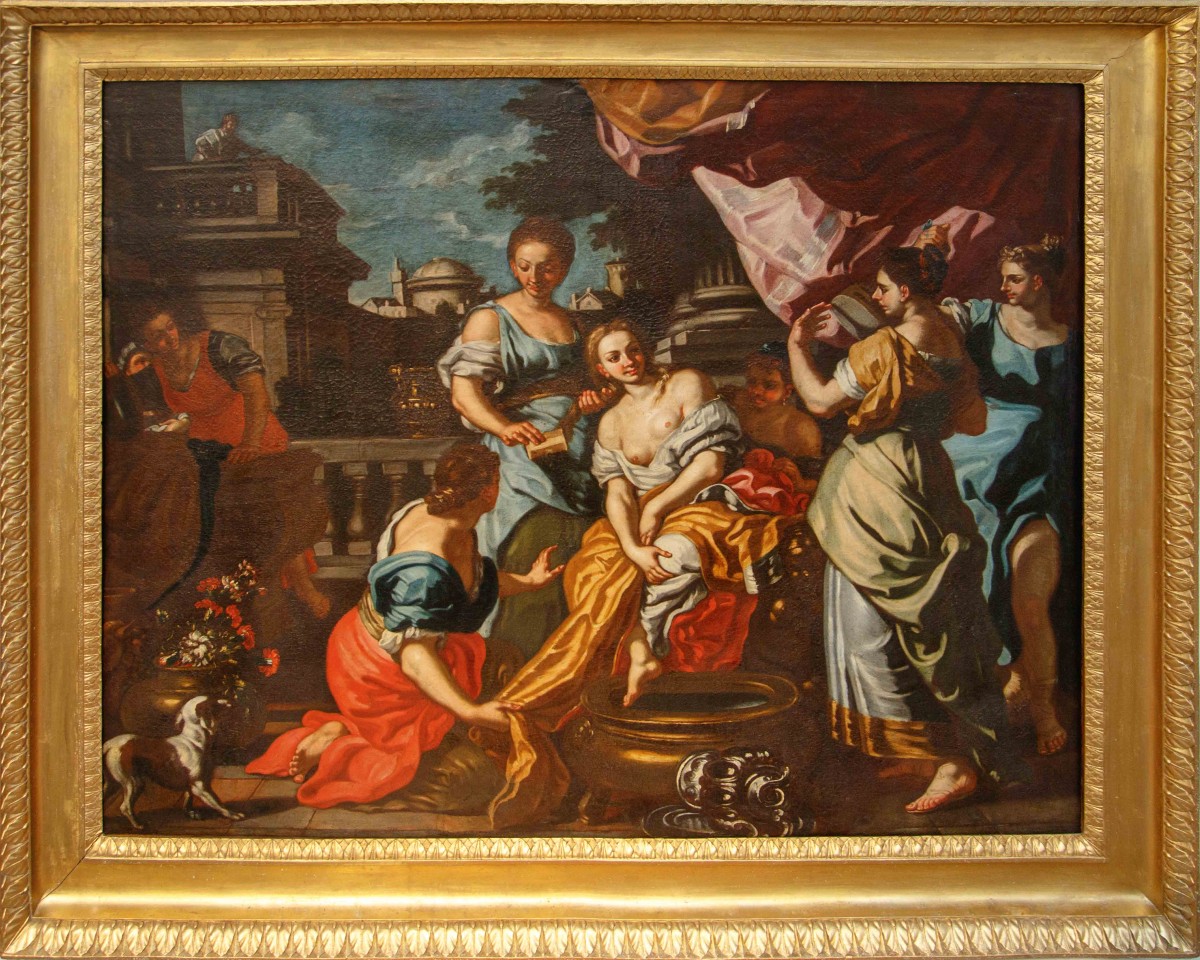 Bottega di Francesco Solimena, Betsabea al bagno