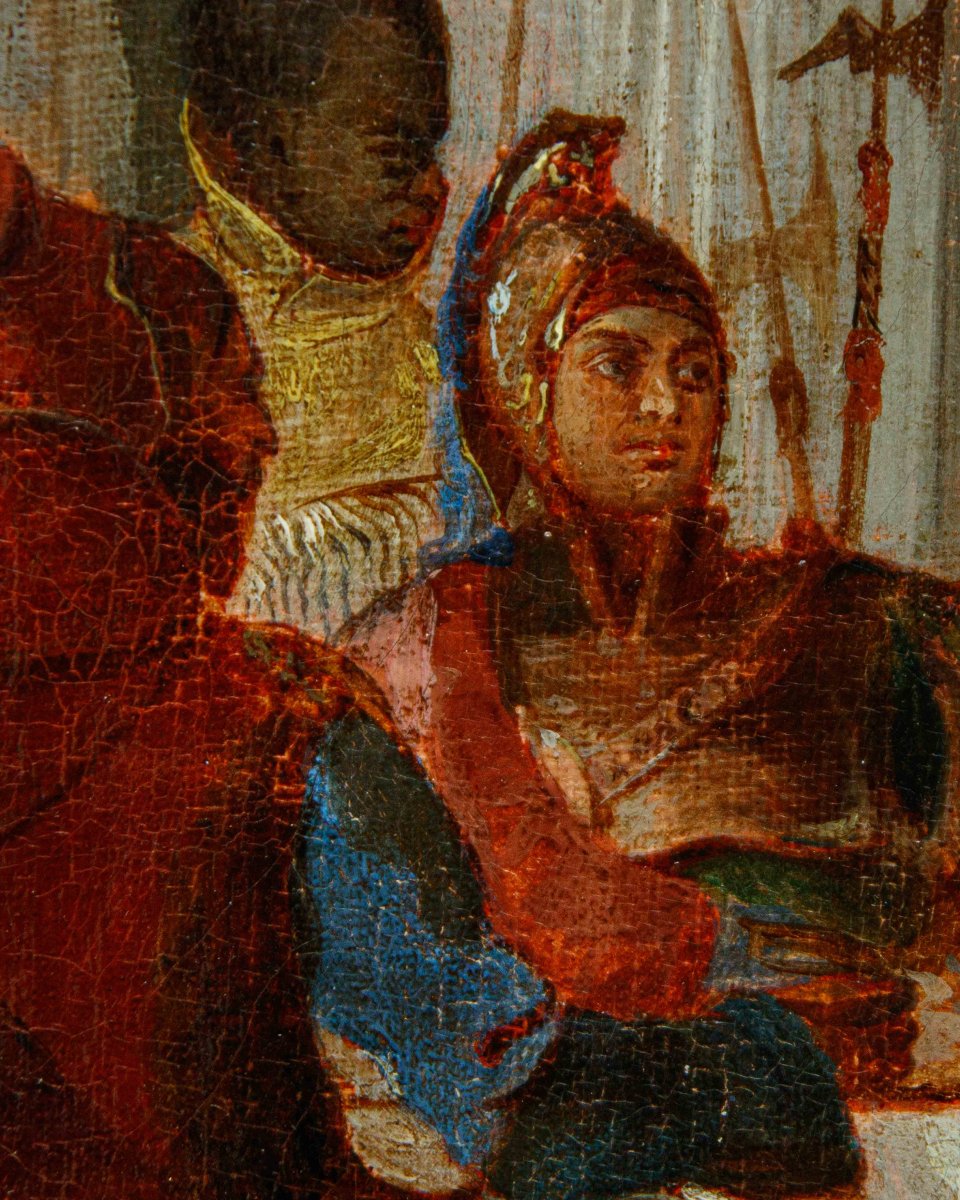 Seguace di Giambattista Tiepolo, XVIII secolo, Il banchetto di Cleopatra-photo-2