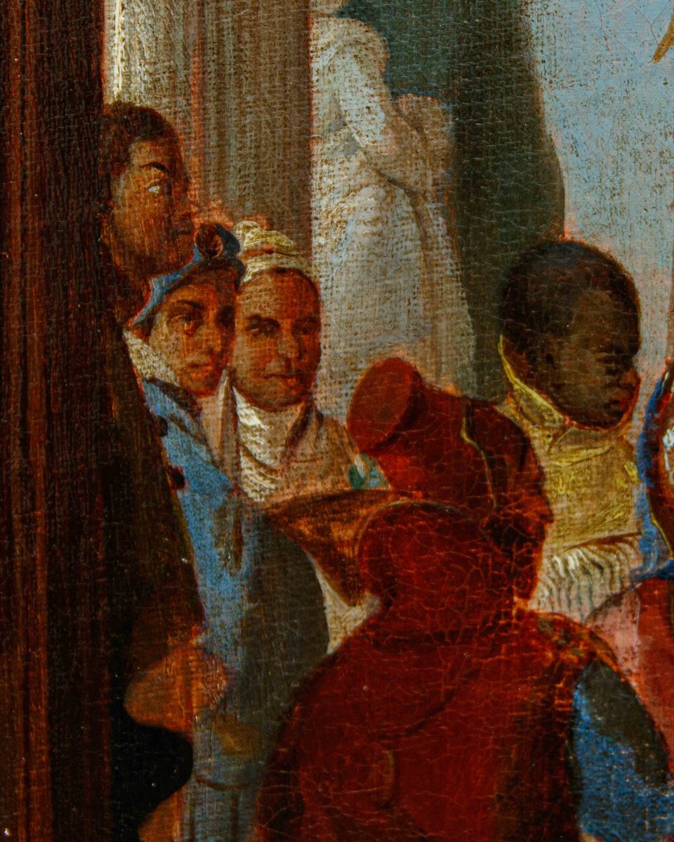 Seguace di Giambattista Tiepolo, XVIII secolo, Il banchetto di Cleopatra-photo-4