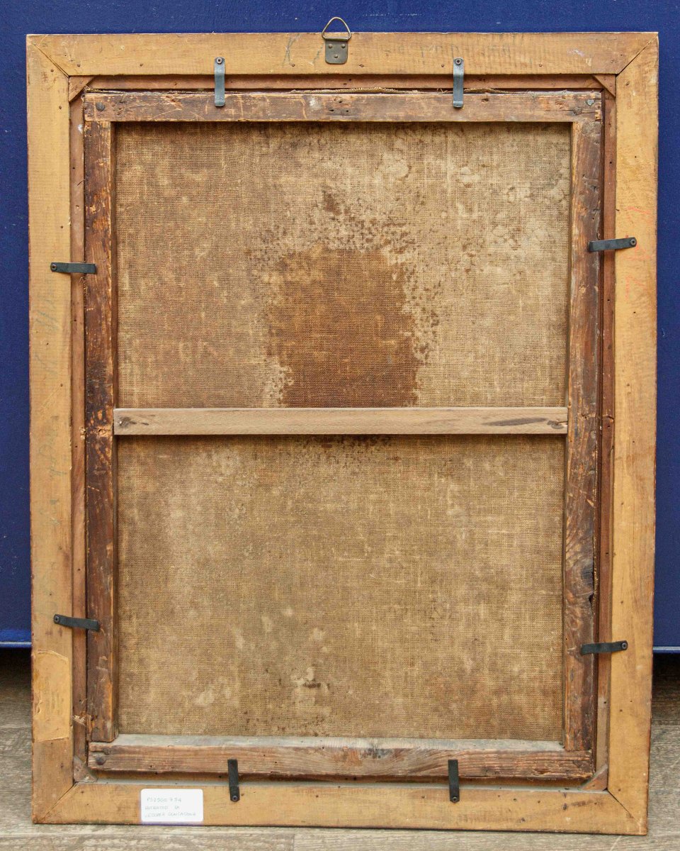 Giacomo Francesco Cipper detto il Todeschini, attr.  Ritratto di vecchia contadina-photo-2