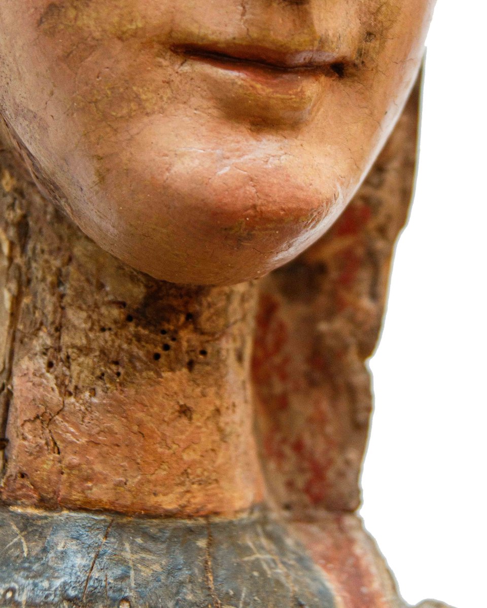 Scultore umbro della metà del XIII secolo, Madonna Sedes-photo-4