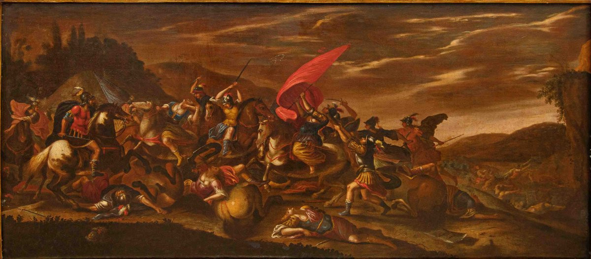 Gaspare Celio ( Roma, 1571 – 1640), Scontro tra Amazzoni -photo-3