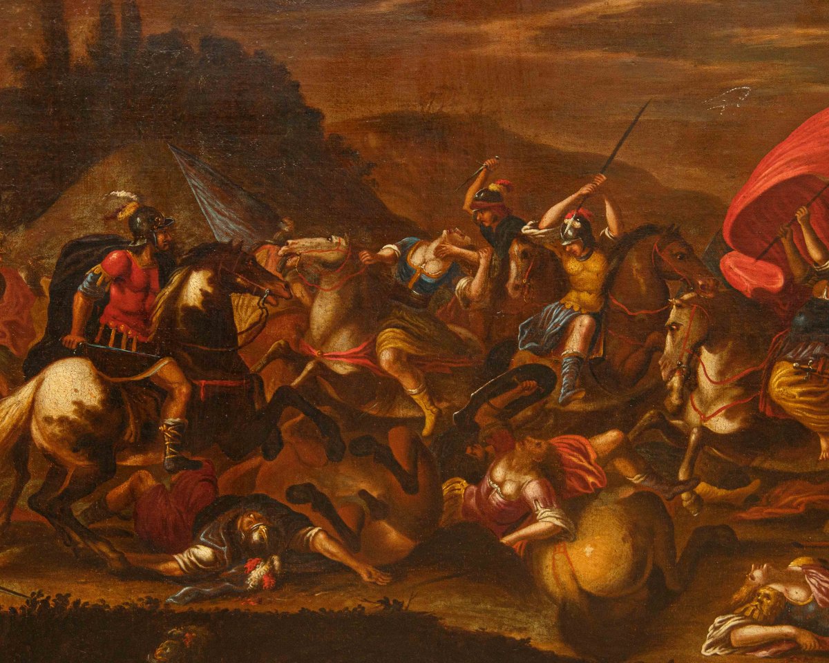 Gaspare Celio ( Roma, 1571 – 1640), Scontro tra Amazzoni -photo-7