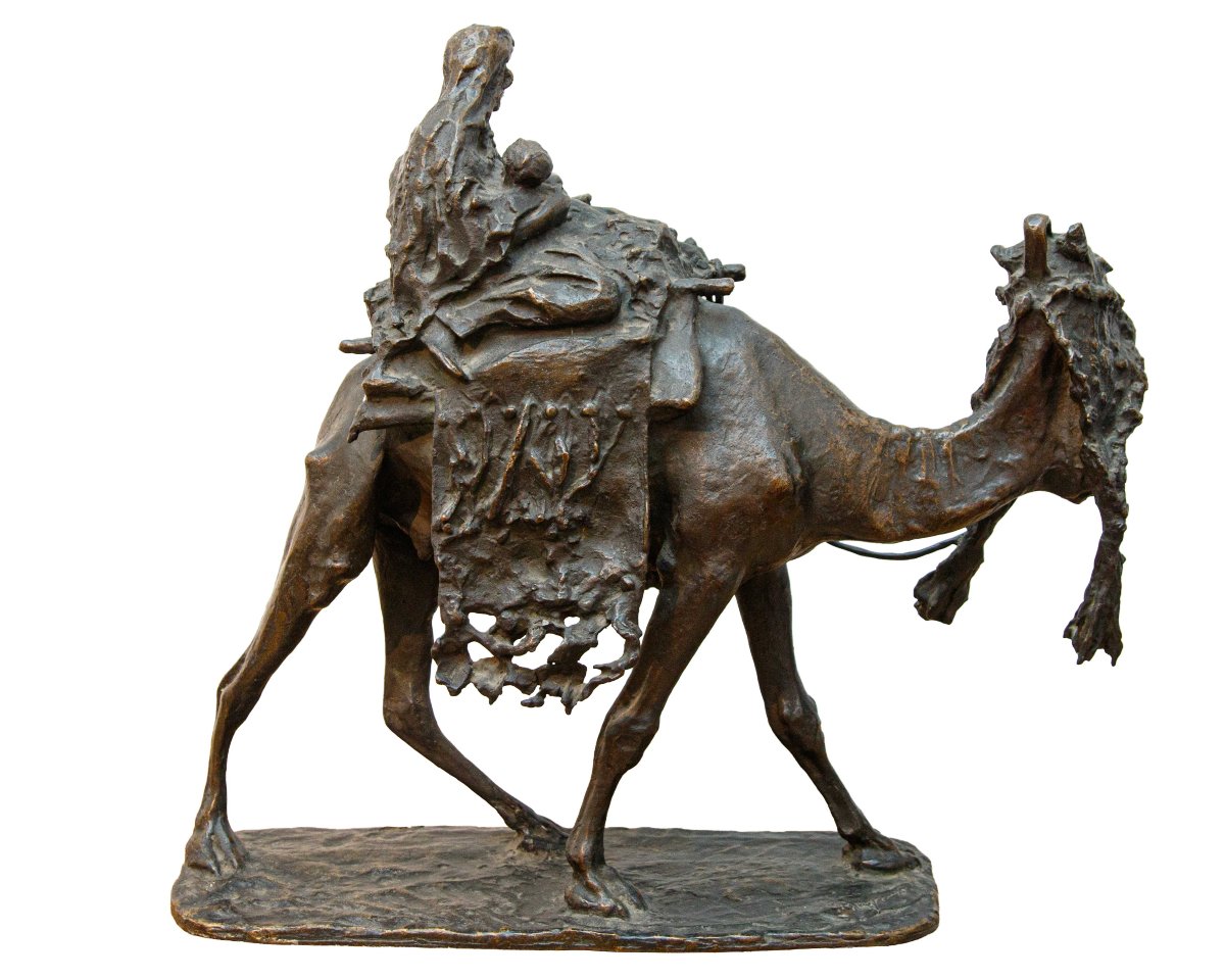 Ernesto Bazzaro (Milano, 1859 - 1937), Carovana-photo-3