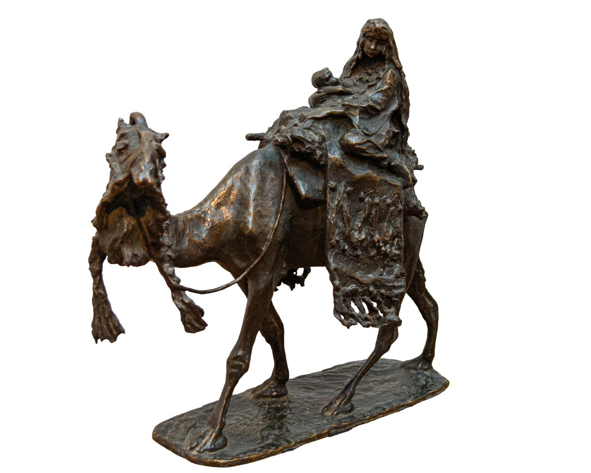 Ernesto Bazzaro (Milano, 1859 - 1937), Carovana-photo-6