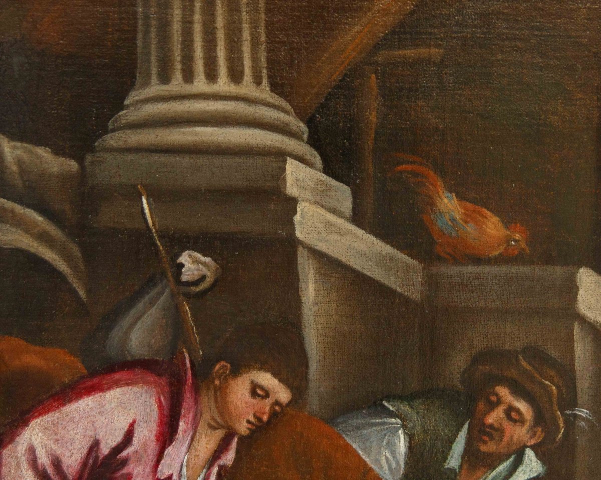 Bottega di Leandro del Ponte, detto Leandro Bassano (1557 – 1622)  Adorazione dei pastori-photo-1