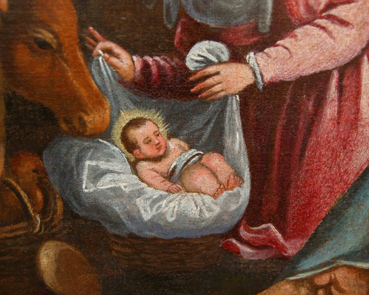 Bottega di Leandro del Ponte, detto Leandro Bassano (1557 – 1622)  Adorazione dei pastori-photo-5