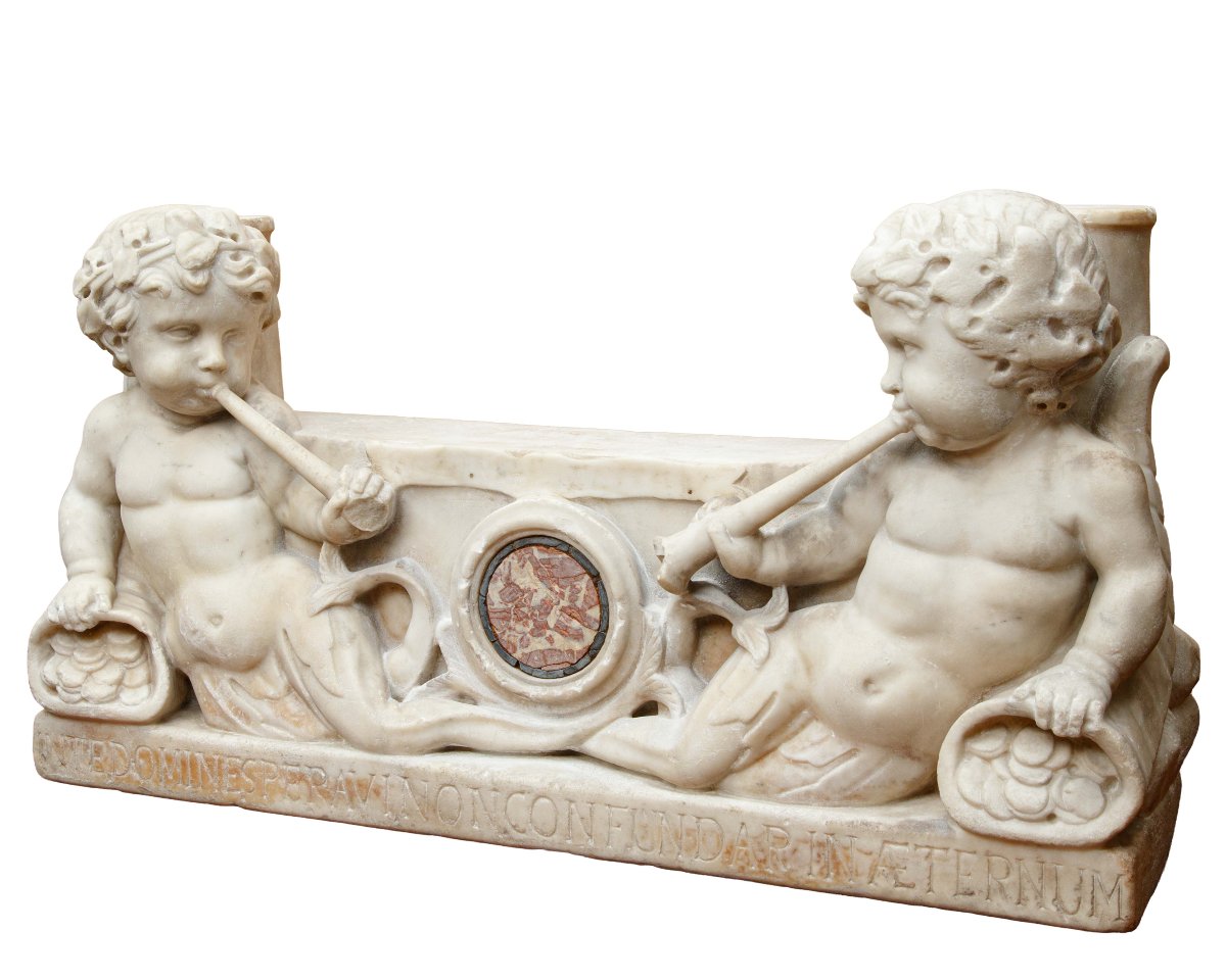 Scuola genovese del XVIII secolo, Altarolo con Allegoria della ricchezza-photo-2