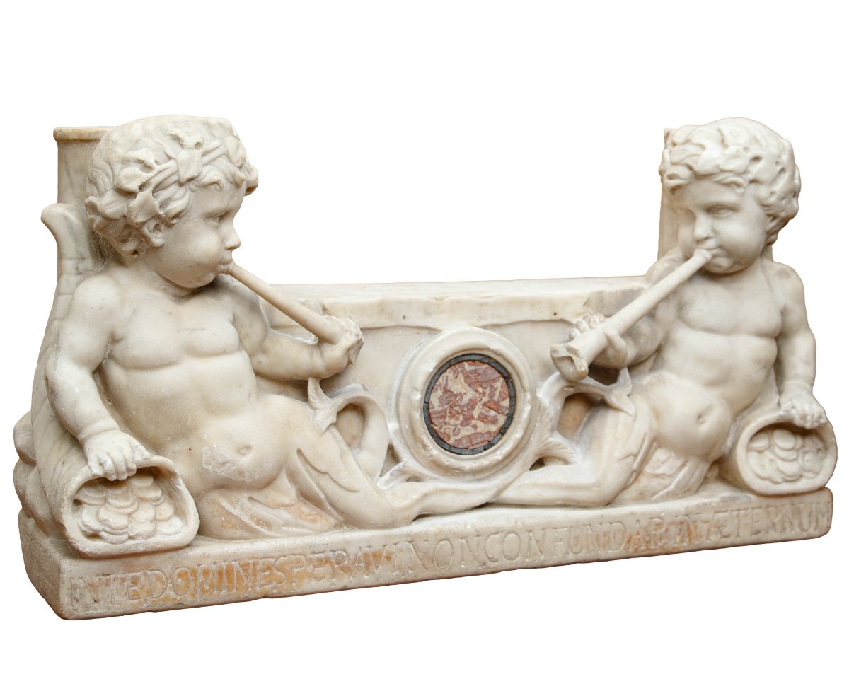 Scuola genovese del XVIII secolo, Altarolo con Allegoria della ricchezza-photo-3