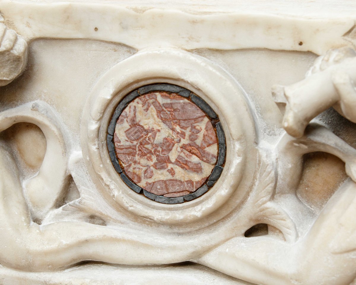 Scuola genovese del XVIII secolo, Altarolo con Allegoria della ricchezza-photo-1