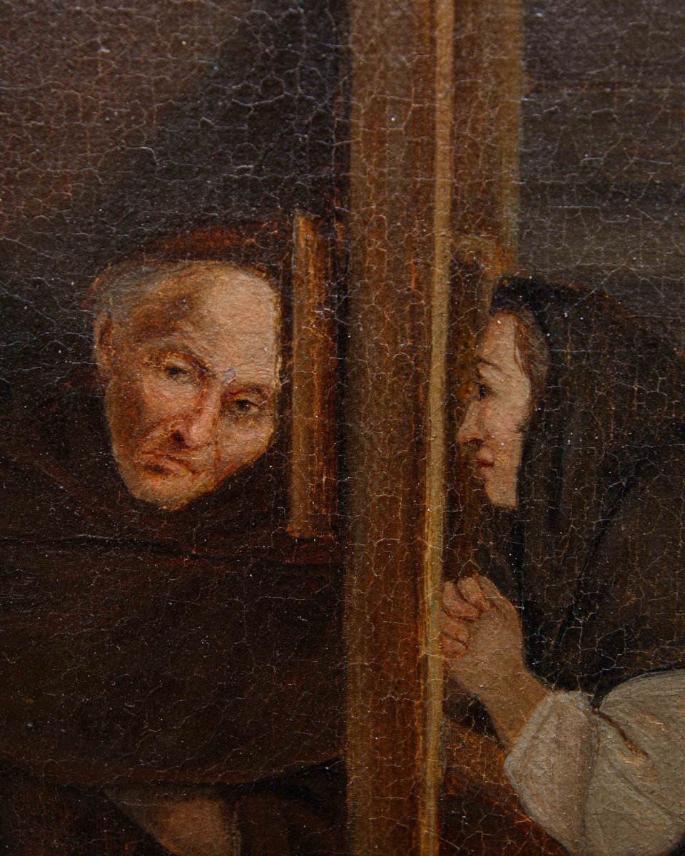 Pietro Longhi (Venezia, 1701 - 1785), La Confessione-photo-7