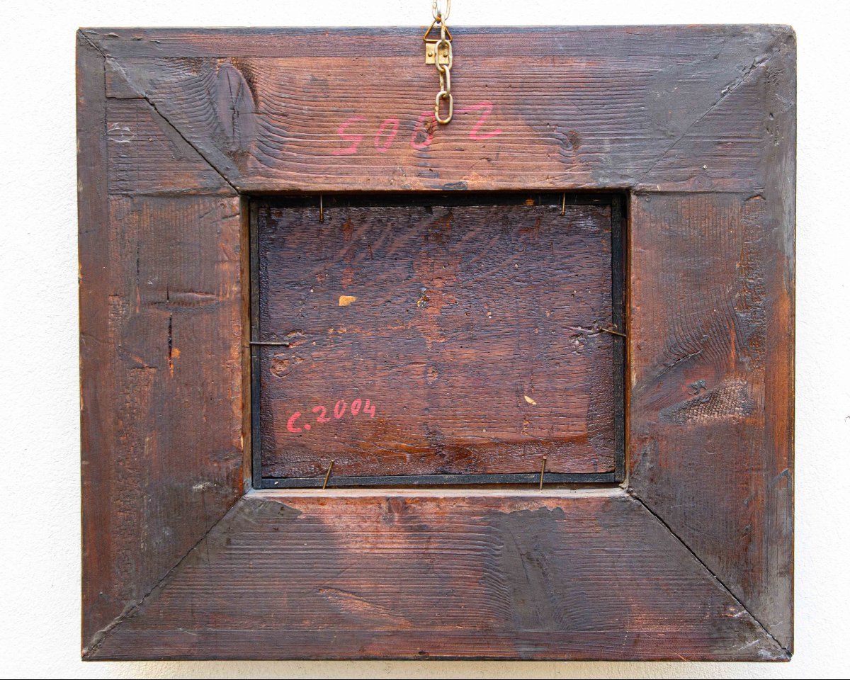 Christian Reder (Lipsia, 1656 – Roma, 1726) bottega di,  Coppia di scene agresti-photo-3