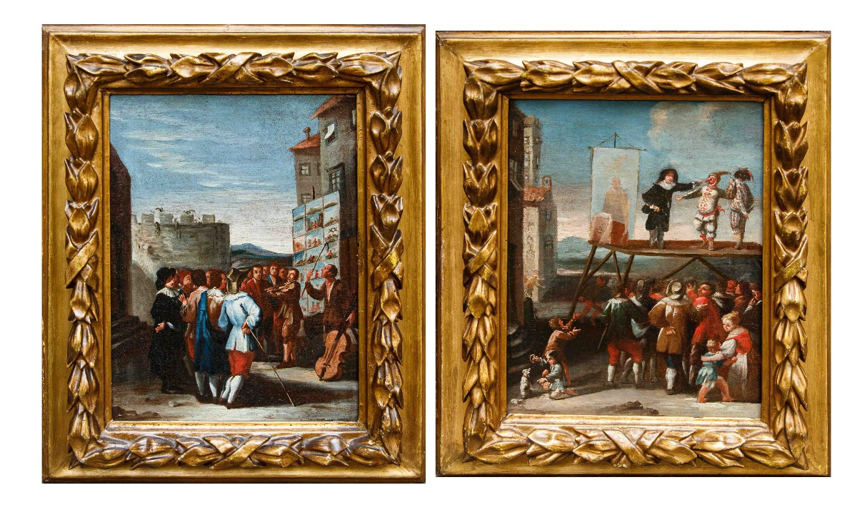 XVIII secolo, Scuola Piemontese, La Commedia dell'Arte sul Palco - Il Cantastorie