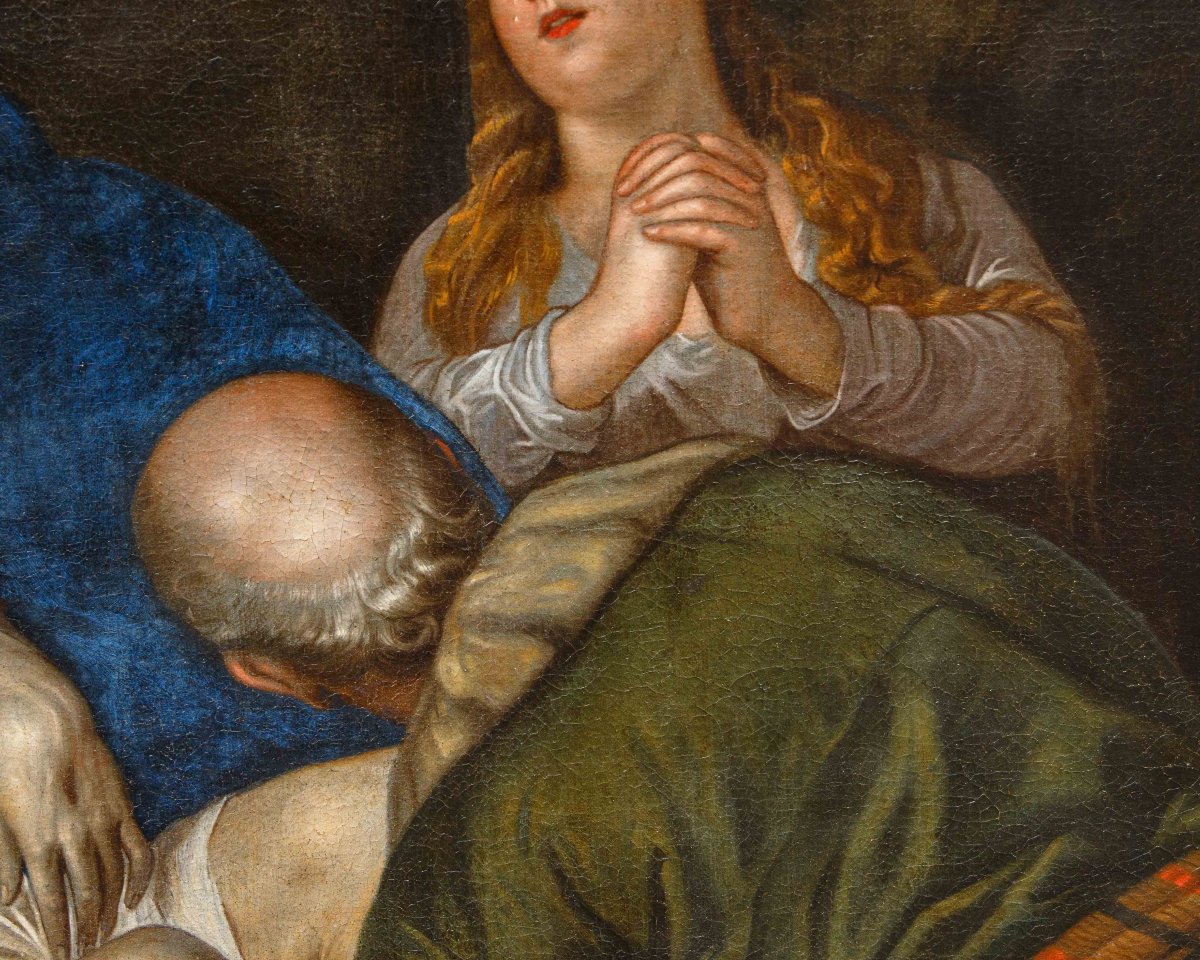 Bottega di Tiziano Vecelio (Pieve di Cadore, 1488 – Venezia, 1576), Deposizione-photo-2