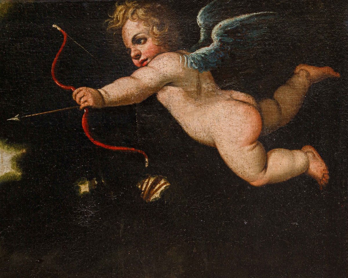 Mattia Bolognini, Leda con il cigno – Danae ricoperta dalla pioggia di monete d'oro-photo-1