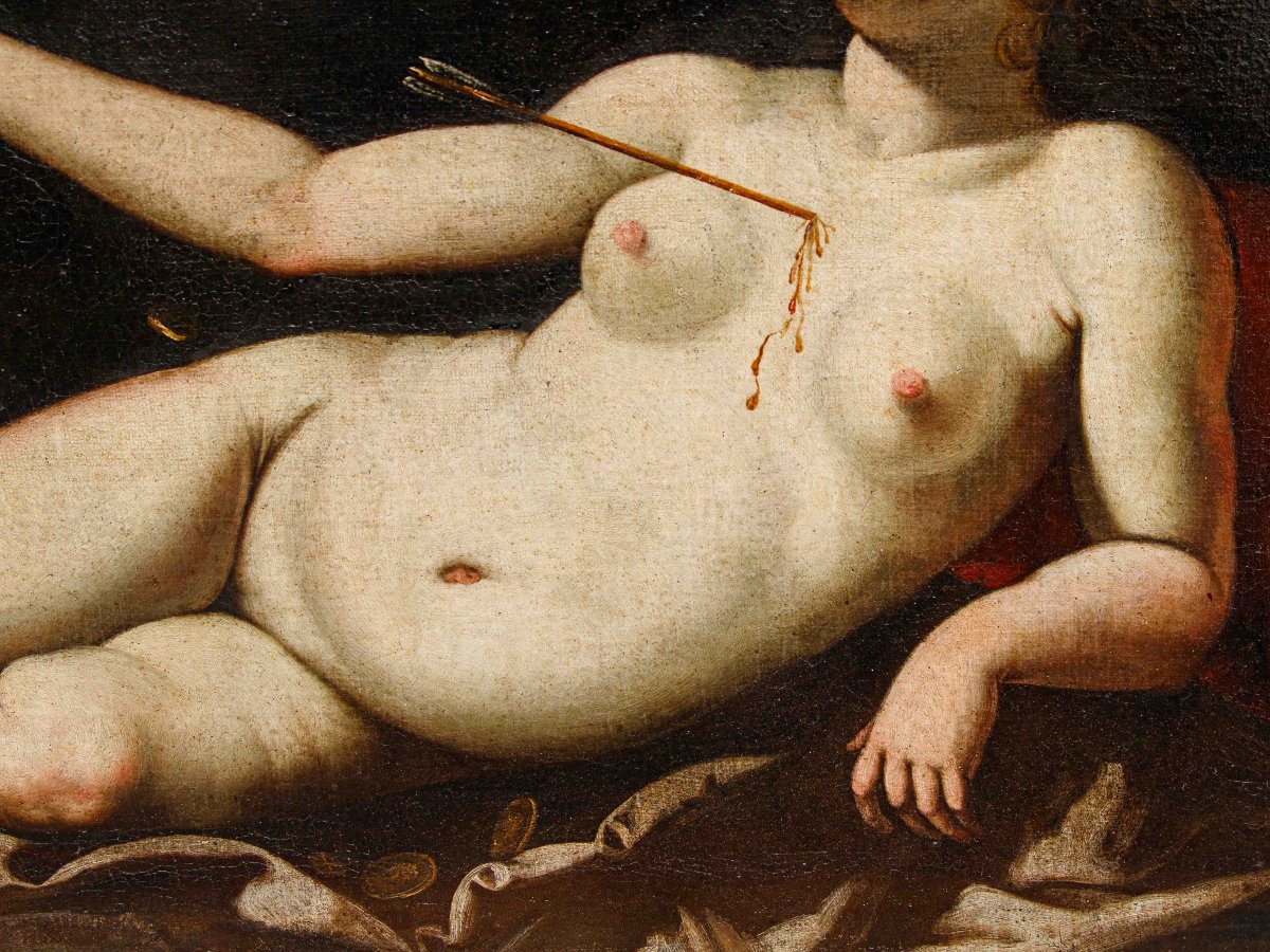 Mattia Bolognini, Leda con il cigno – Danae ricoperta dalla pioggia di monete d'oro-photo-5