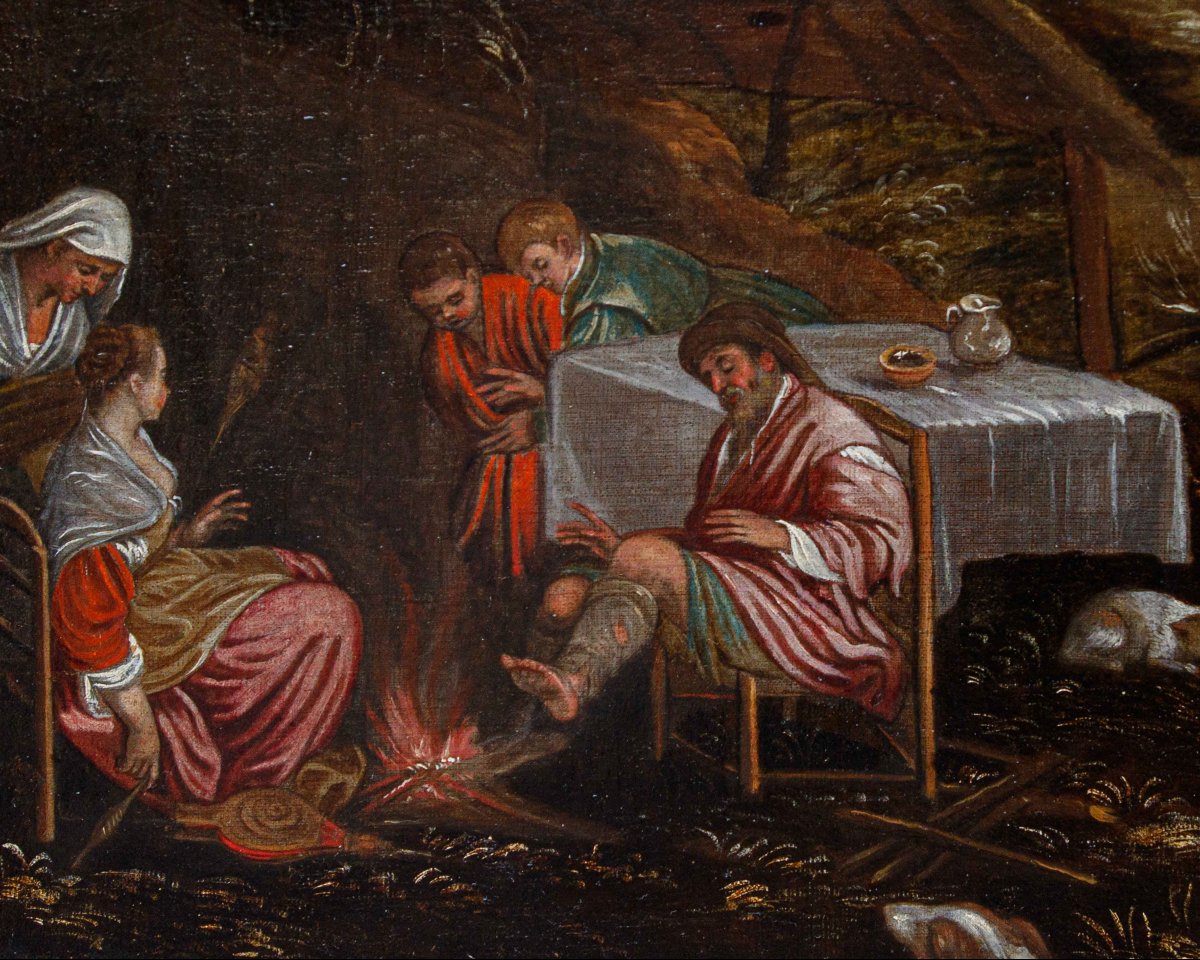 Bottega dei Bassano ( XVII secolo), Allegoria dell’Inverno-photo-4