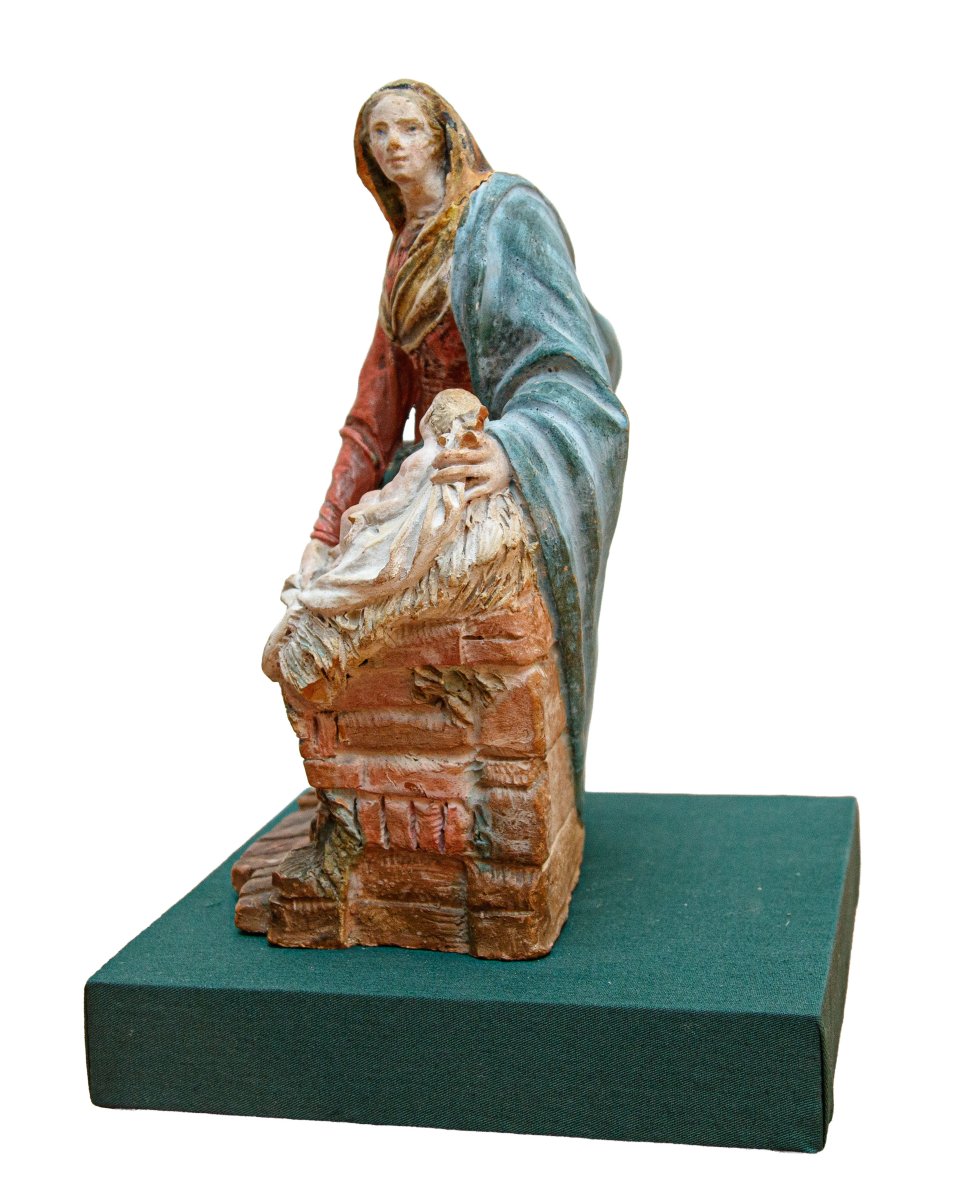 XVIII, Scuola emiliana, Vergine col Bambino-photo-2