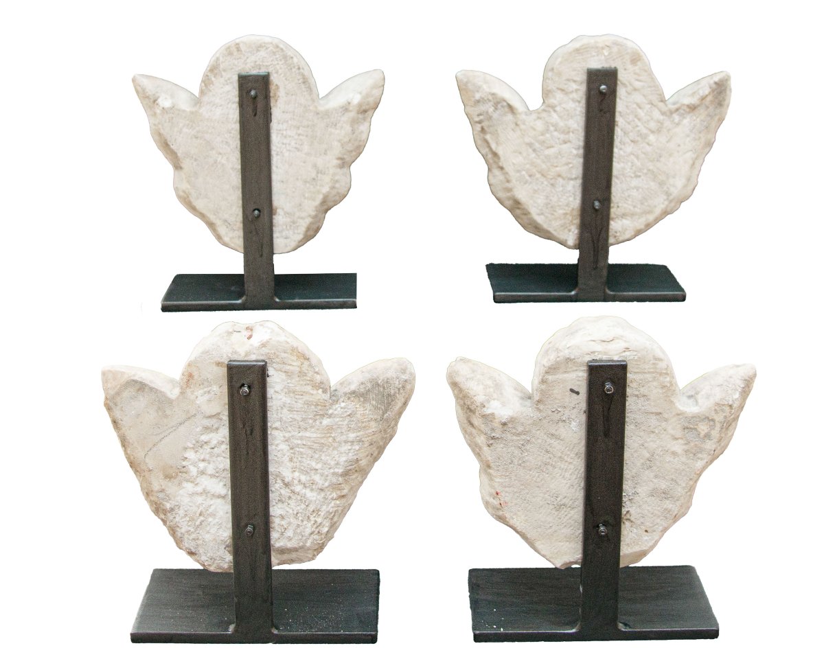 Cerchia di Giacomo Serpotta (Palermo, 1656 – 1732), Teste di cherubini-photo-2