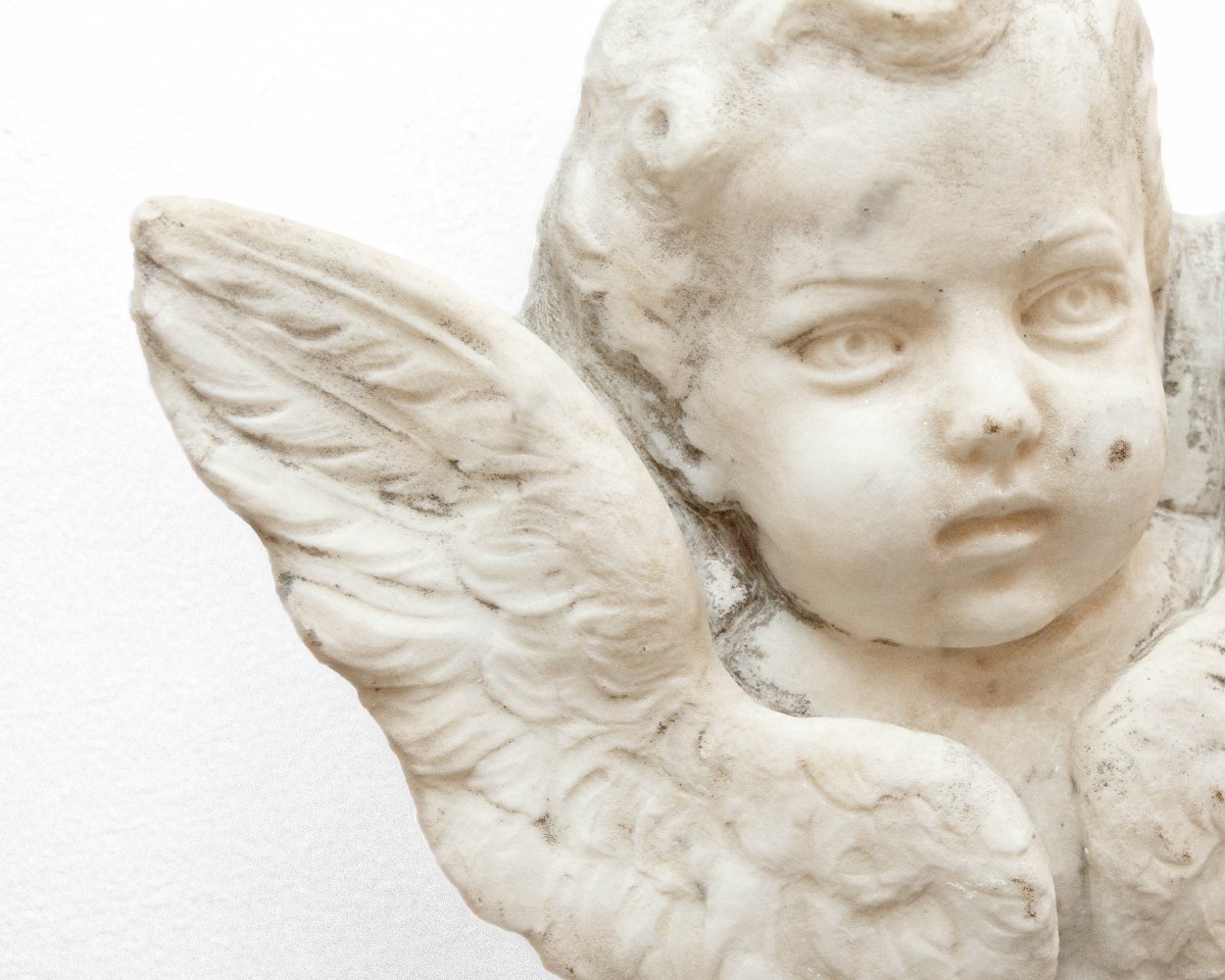 Cerchia di Giacomo Serpotta (Palermo, 1656 – 1732), Teste di cherubini-photo-2