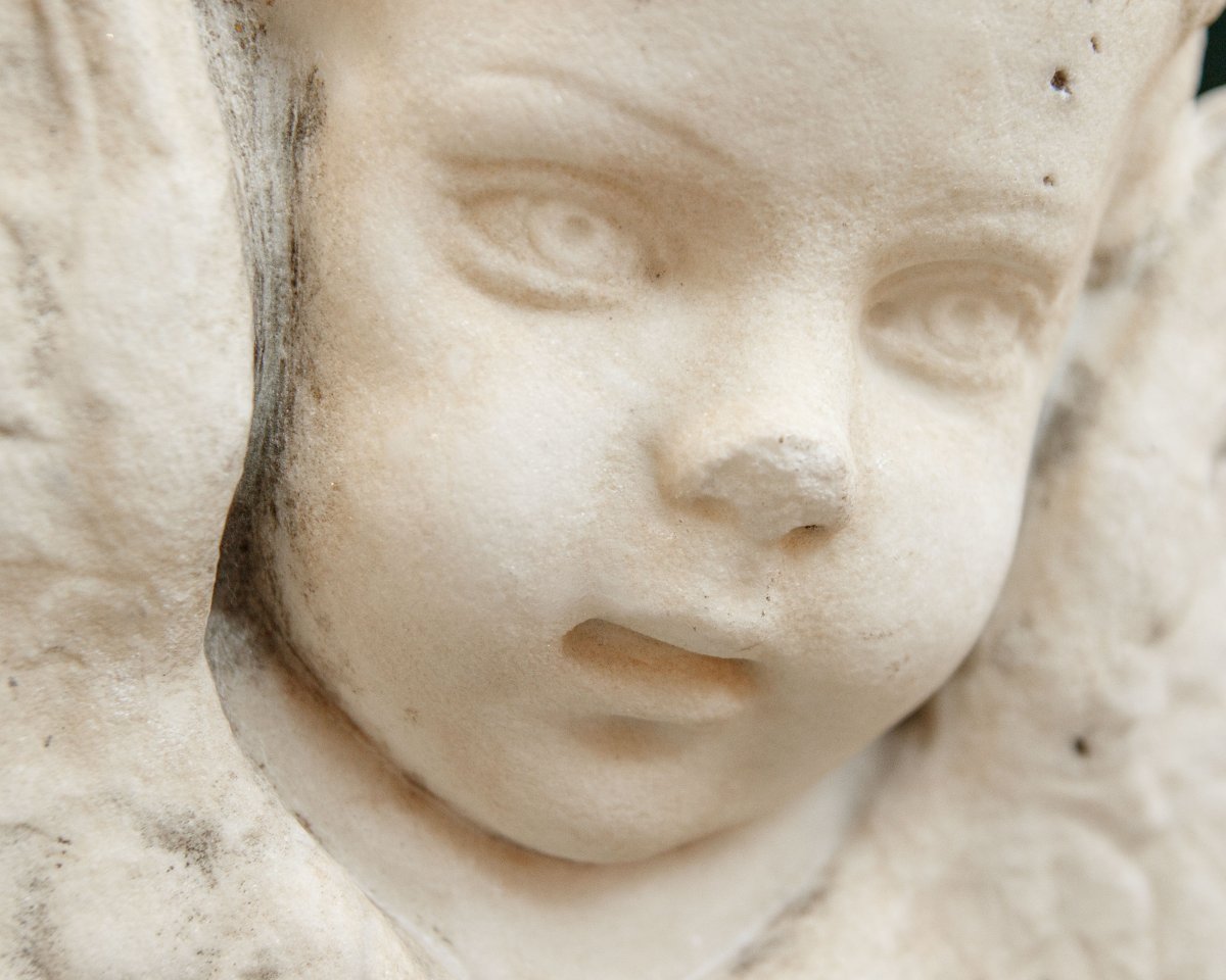 Cerchia di Giacomo Serpotta (Palermo, 1656 – 1732), Teste di cherubini-photo-3