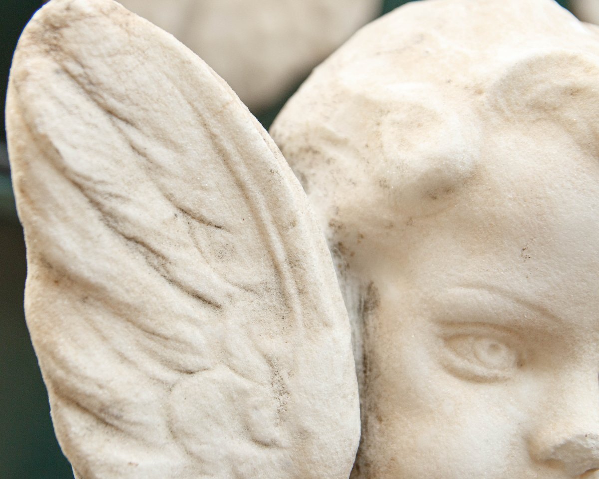 Cerchia di Giacomo Serpotta (Palermo, 1656 – 1732), Teste di cherubini-photo-4