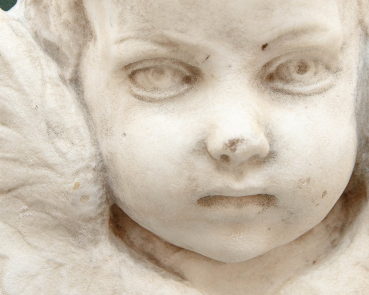 Cerchia di Giacomo Serpotta (Palermo, 1656 – 1732), Teste di cherubini-photo-5