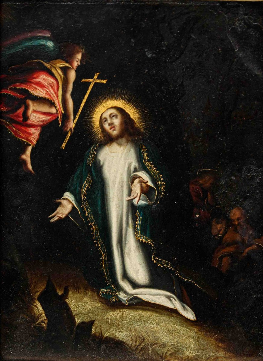 Seguace di Antonio Allegri, detto Correggio, Orazione nell'orto-photo-3