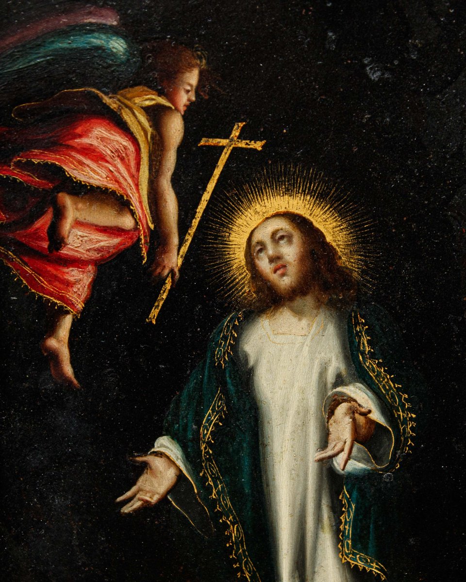 Seguace di Antonio Allegri, detto Correggio, Orazione nell'orto-photo-3