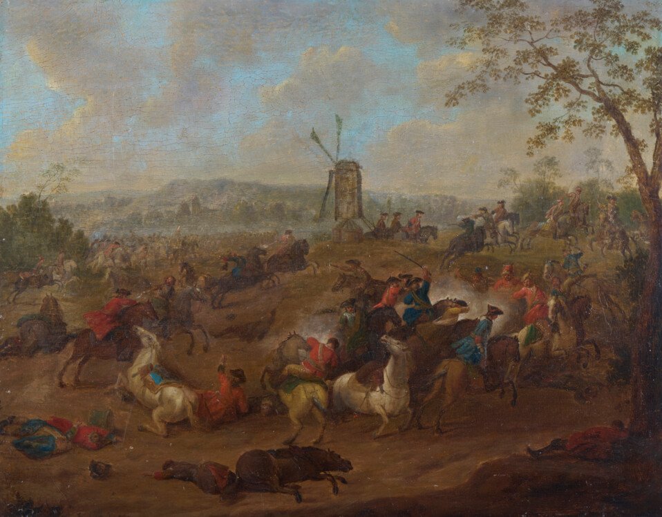 Karel Breydel, detto il Cavaliere di Anversa, Scena di battaglia con cavalieri-photo-2