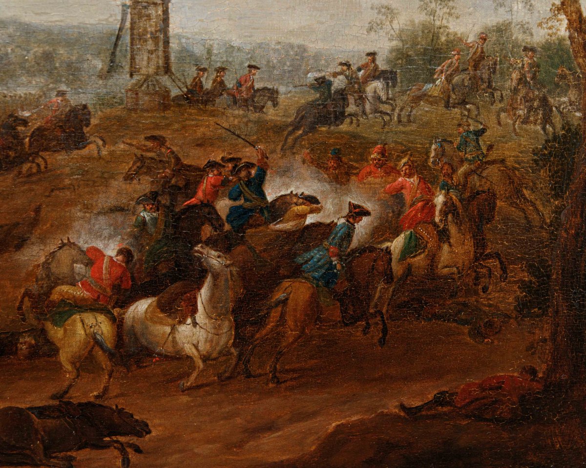 Karel Breydel, detto il Cavaliere di Anversa, Scena di battaglia con cavalieri-photo-1